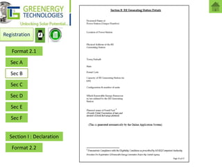 Registration


   Format 2.1

   Sec A

   Sec B

   Sec C

   Sec D
   Sec E

   Sec F


  Section I : Declaration

   Format 2.2
 