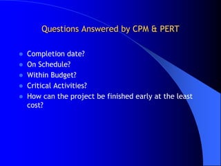 Pert cpm | PPT