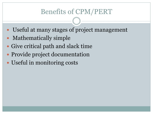 CPM/PERT and Gantt charts | PPTX
