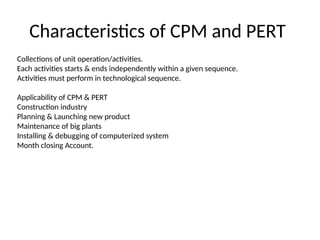 PERT & CPM presentation based on mining engineering | PPTX
