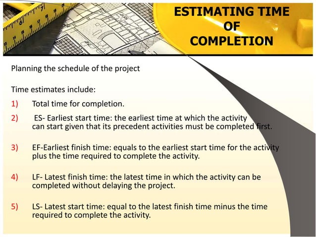 Pert & cpm project management | PPTX