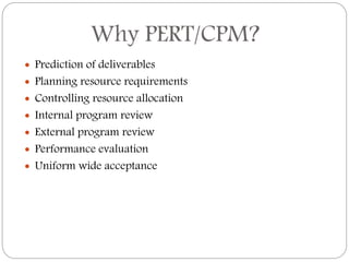 Pert, cpm & gert | PPTX