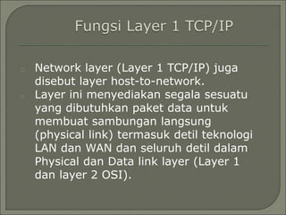 MENGENAL OSI MODEL DAN TCP/IP MODEL PADA JARINGAN | PPT