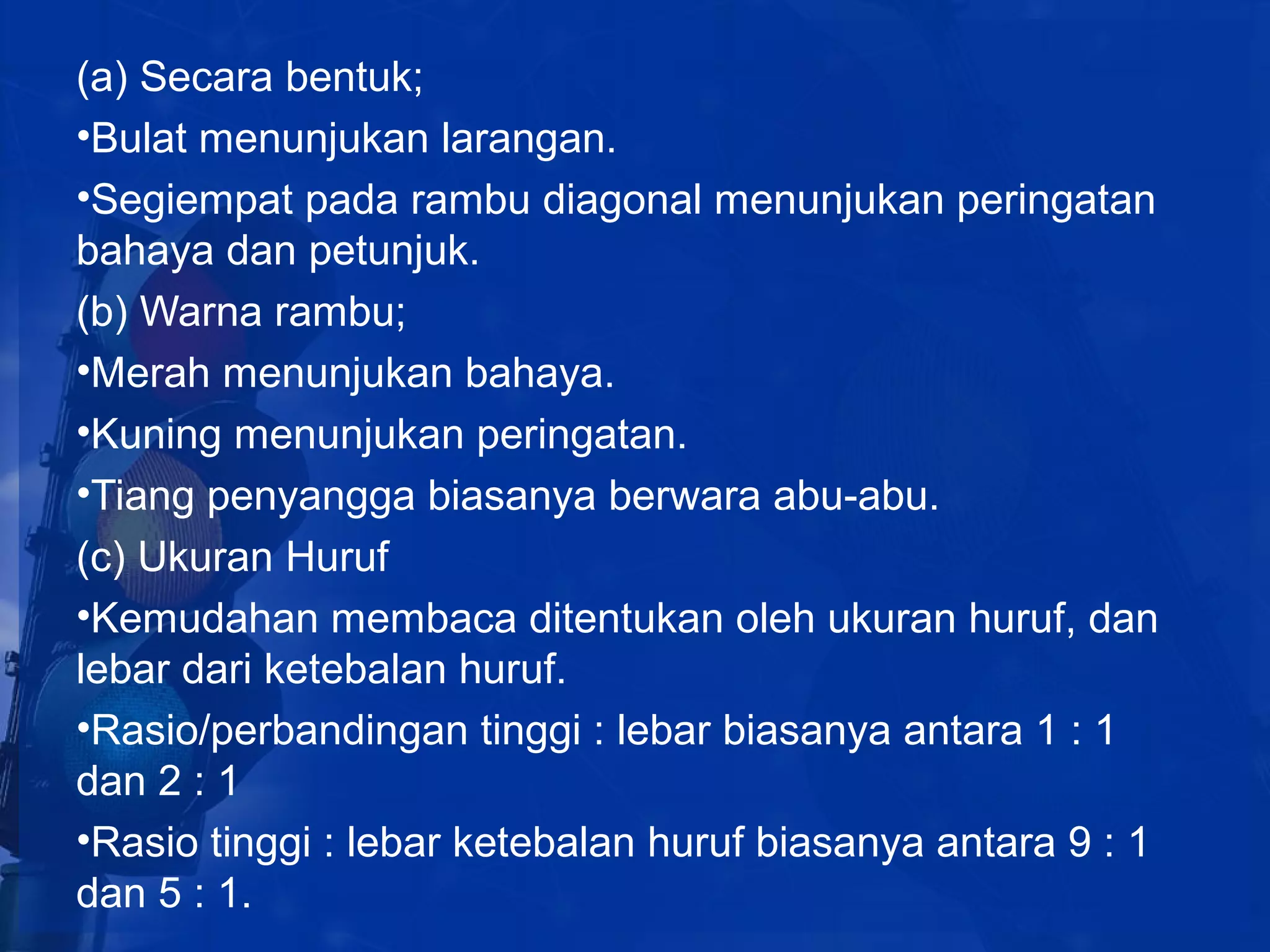 P Rambu Lalin Pertemuan 8 rambu-lalin | PPT