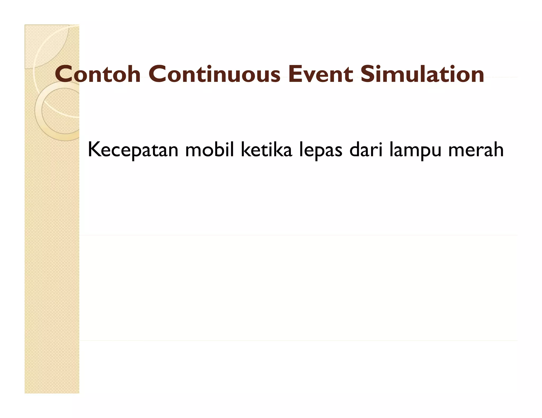 Simulasi - Pertemuan II