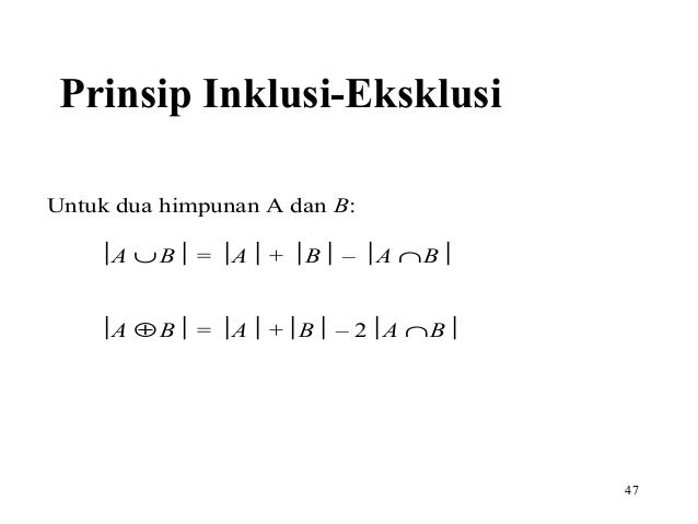 Pertemuan 02 Teori Dasar Himpunan