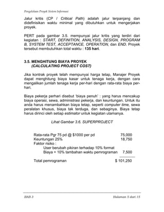Pertemuan 03 perencanaan proyek | PDF
