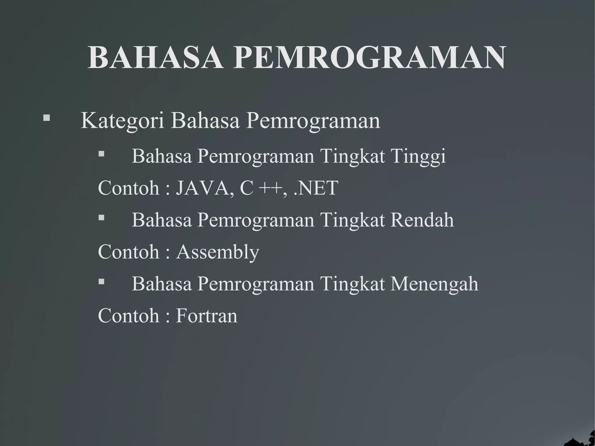 Materi Pemrograman Komputer | PPT