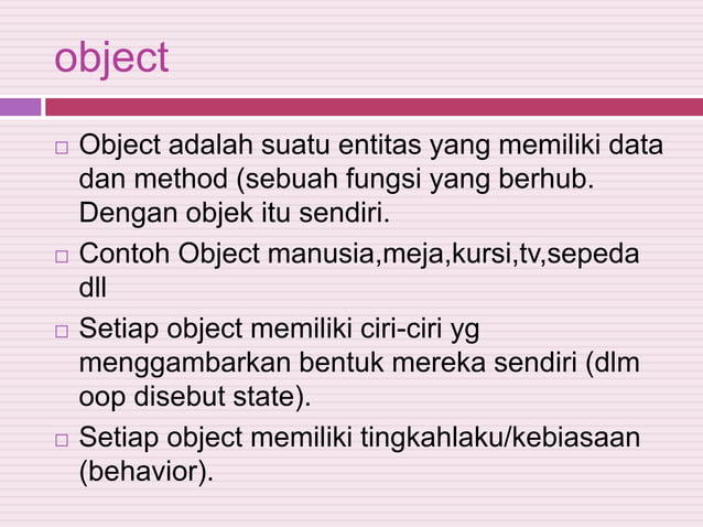 chapter 1 Java Introduction And PBO | PPTX