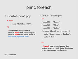 Pertemuan1 - PHP Dasar | PDF
