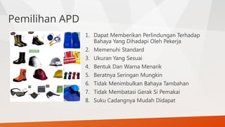 konsep Alat Perlindungan Diri (APD) dalam Kesehatan dan Keselamatan ...