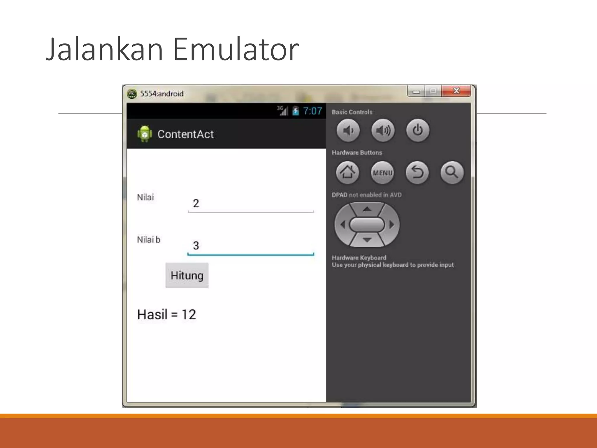 Jalankan Emulator