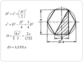 2
22
2







D
sD
2
2
22
4
3
4
D
D
Ds 
732,1
.2
3
.4 2
ss
D 
sD .155,1
 
