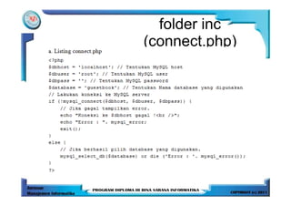 folder inc
(connect.php)
 