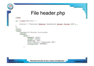 File header.php
 