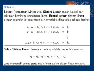 Comprehensive Guide to Solving Linear Equation Systems in Mathematics | PPT