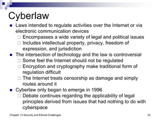 Chapter 13 Security and Ethical Challenge.ppt