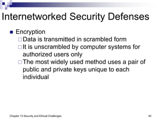 Chapter 13 Security and Ethical Challenge.ppt