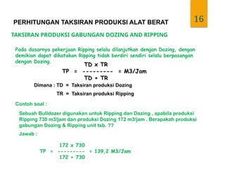 PERTEMUAN 13 - MENGHITUNG PRODUKTIFITAS ALAT BERAT.pptx