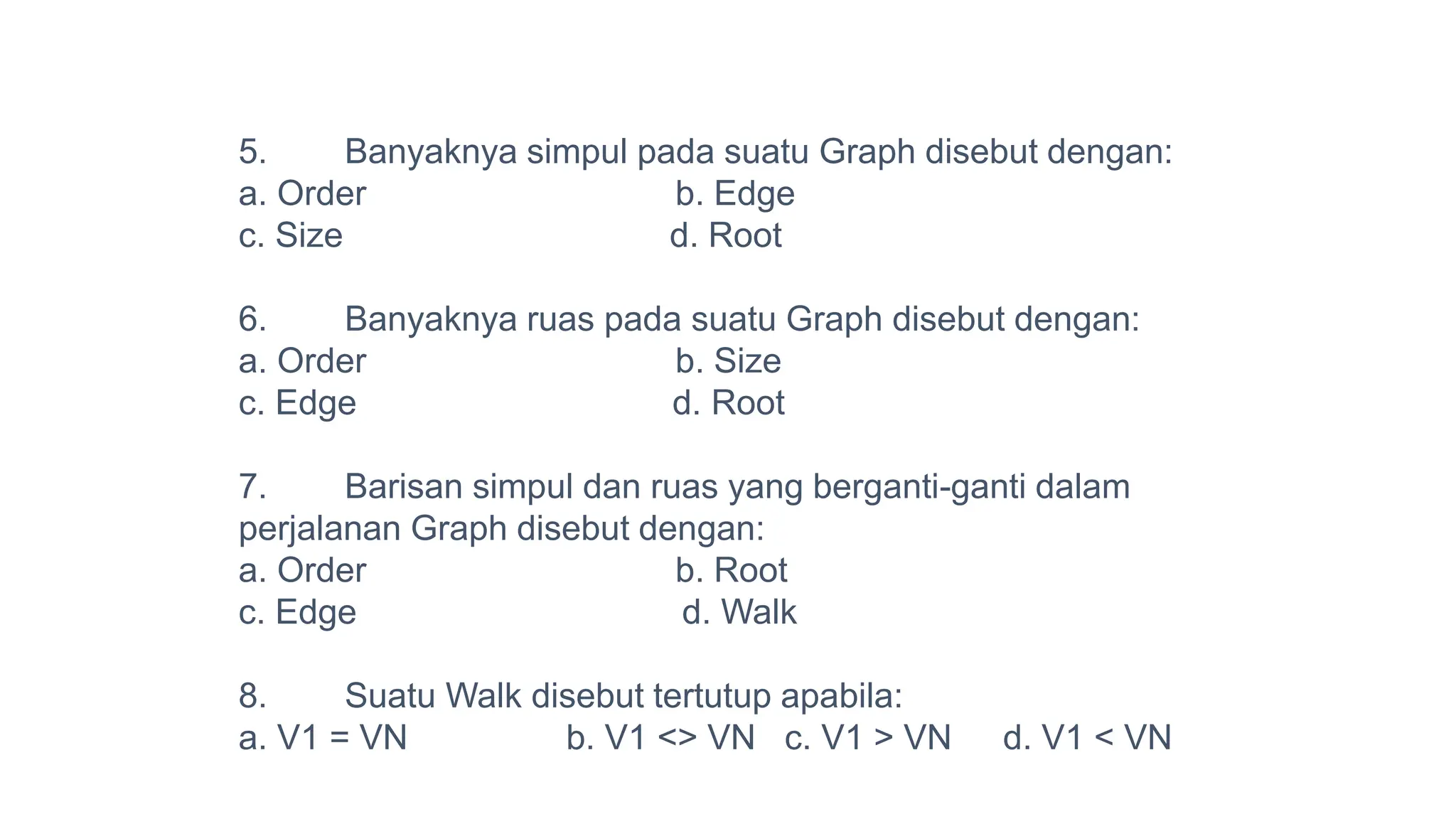 presentasi matriks penyajian graph teknik informatika | PPT