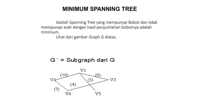 presentasi matriks penyajian graph teknik informatika | PPT