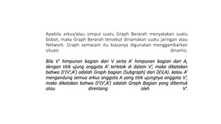 presentasi matriks penyajian graph teknik informatika | PPT