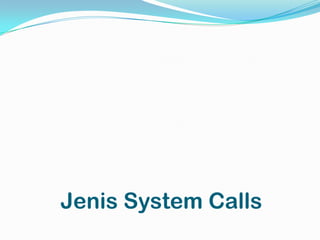 Jenis System Calls
 