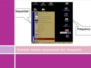 Gambar desain sequensial dan frequensi
 