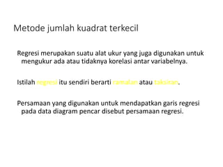 Pertemuan 1 analisis regresi | PDF