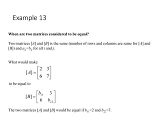 Introduction to Matrix | PPT