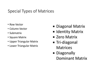 Introduction to Matrix | PPT