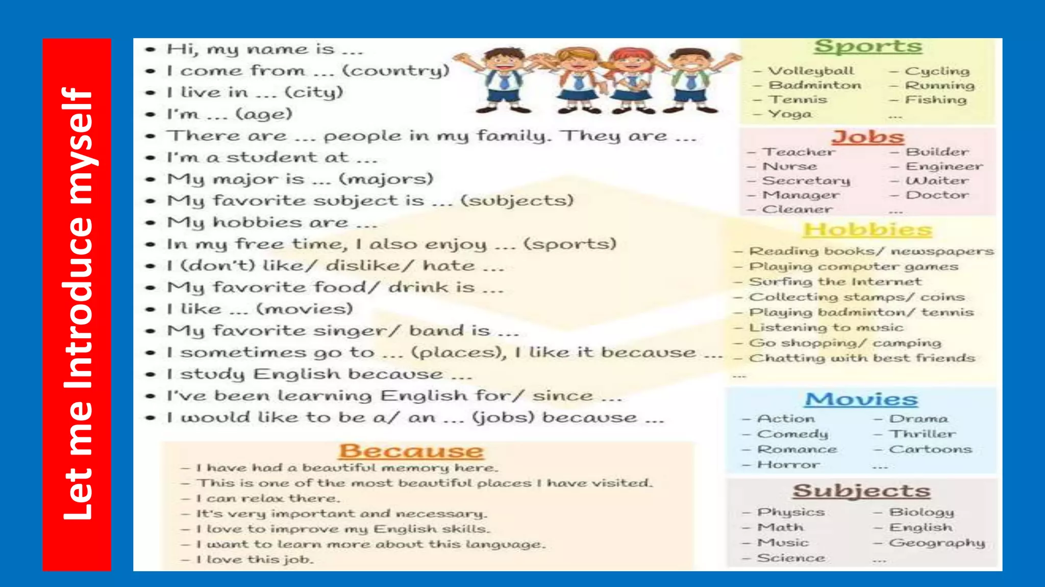 Let
me
Introduce
myself
 