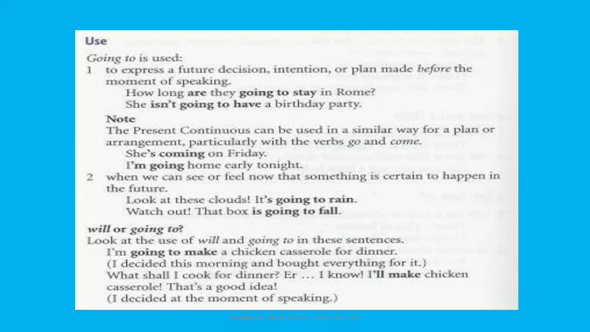 Introduction Social Communication by Indra
 