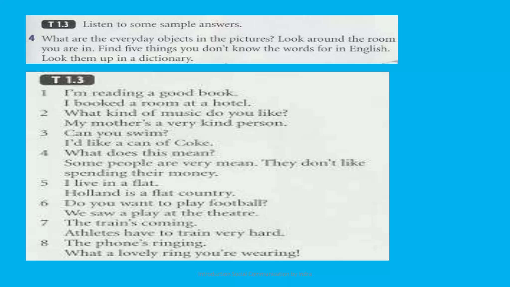 Introduction Social Communication by Indra
 