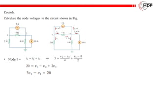 Contoh :
• Node 1 =
 