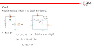 Contoh :
• Node 2 =
 