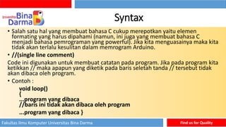 Pertemuan 2 - Struktur Bahasa Pemrograman Arduino.pptx