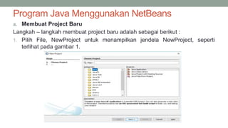 Pertemuan 1 &2 Pengenalan Pemrograman JAVA.pptx