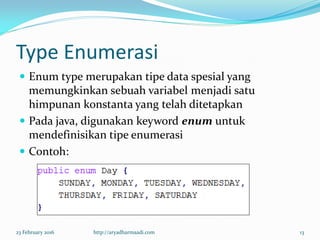 Pengenalan Pemrograman Java | PDF
