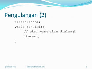 Pengenalan Pemrograman Java | PDF