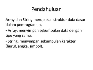 Angka String Berikut adalah materi ringkas Pertemuan 6 – Stack / Tumpukan untuk mata ...