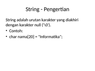Berikut adalah materi ringkas Pertemuan 6 – Stack / Tumpukan untuk mata ...