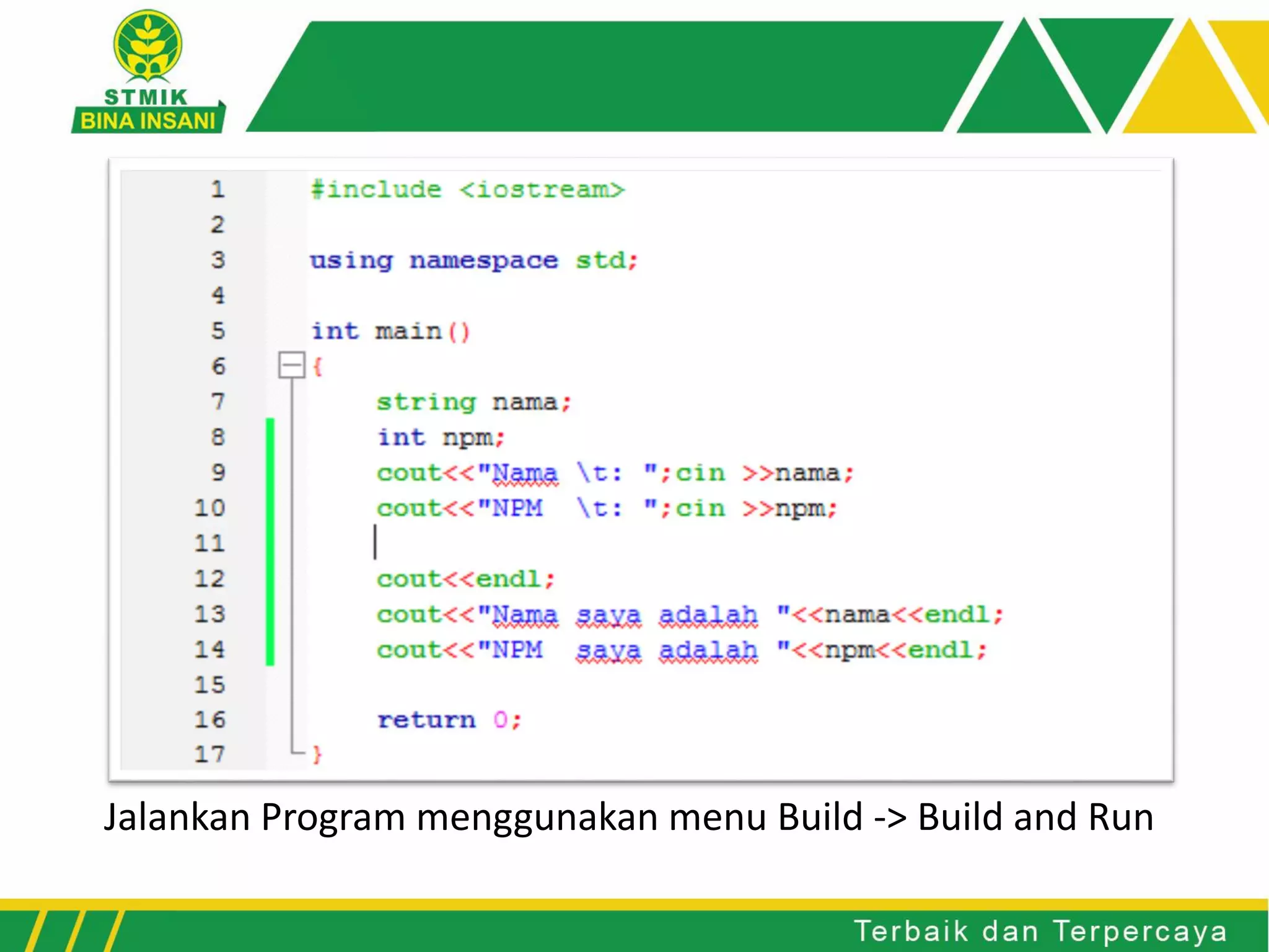 Pertemuan 2 Variabel Konstanta dan Tipe Data | PDF
