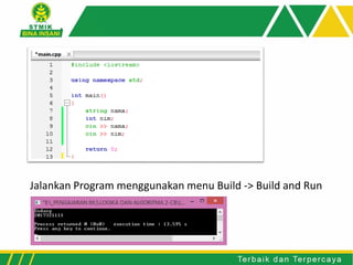 Pertemuan 2 Variabel Konstanta dan Tipe Data | PDF