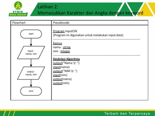Pertemuan 2 Variabel Konstanta dan Tipe Data | PDF