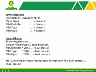 Pertemuan 2 Variabel Konstanta dan Tipe Data | PDF