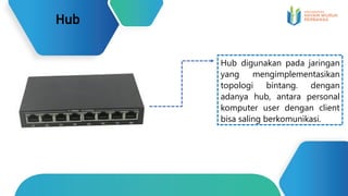 Pemaparan Mata Pelajaran Jaringan Komputer dan Internet | PPTX