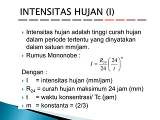 Pertemuan ke 3 - Drainase Permukaan.pptx