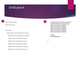 Pertemuan 3 - Layout Manager.pptx digunakan untuk | PPT