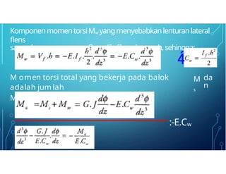 Pertemuan 3- Perhitungan momen torsi pada struktur Balok Baja 1 - Copy.pptx